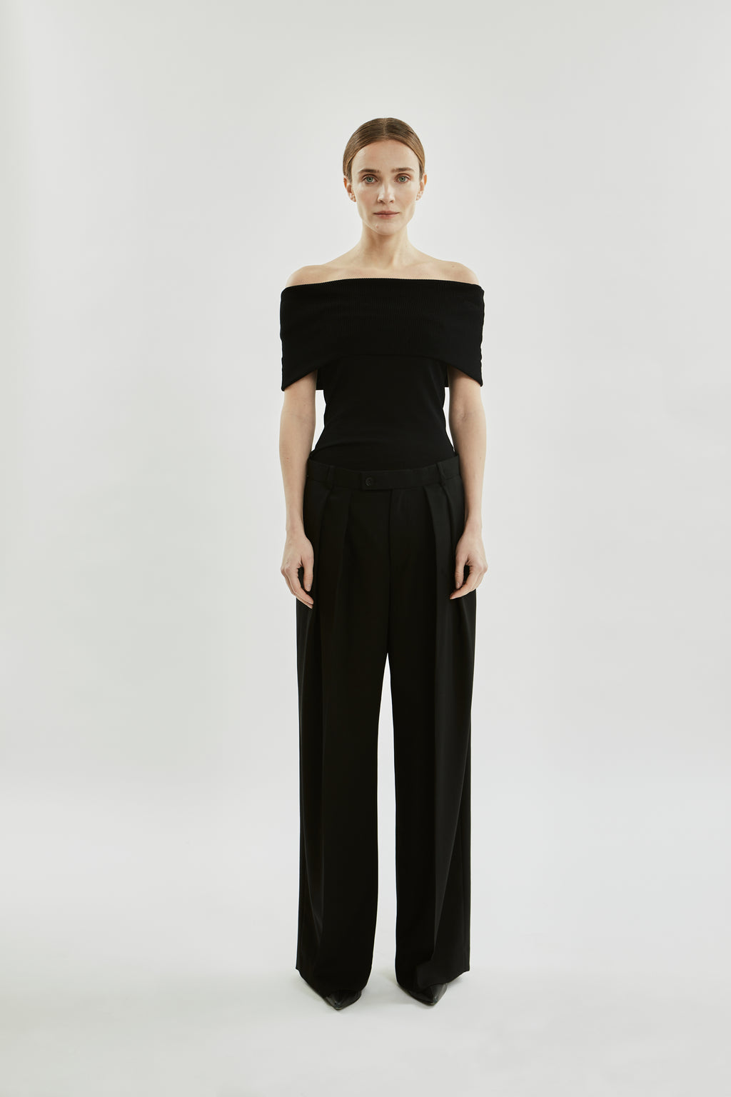 Scarlet top | Black - Cotton