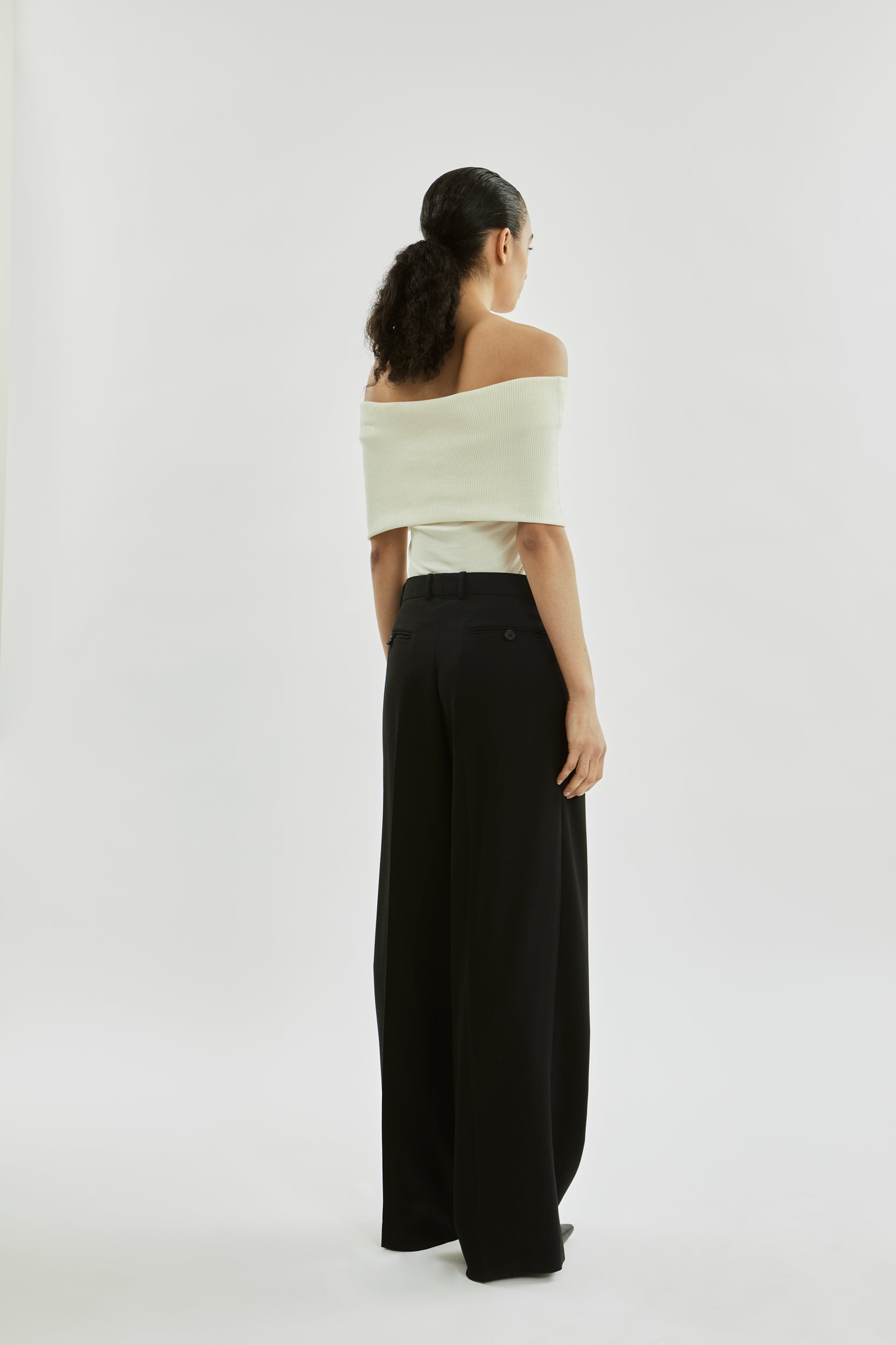 Scarlet top | Off white - Cotton