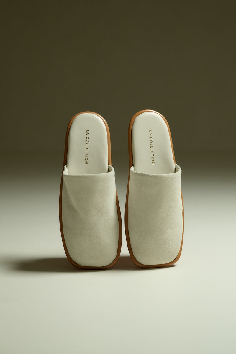 Cameron loafers | Off white - Suede leather