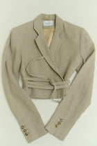 Lynn blazer | Beige - Linen