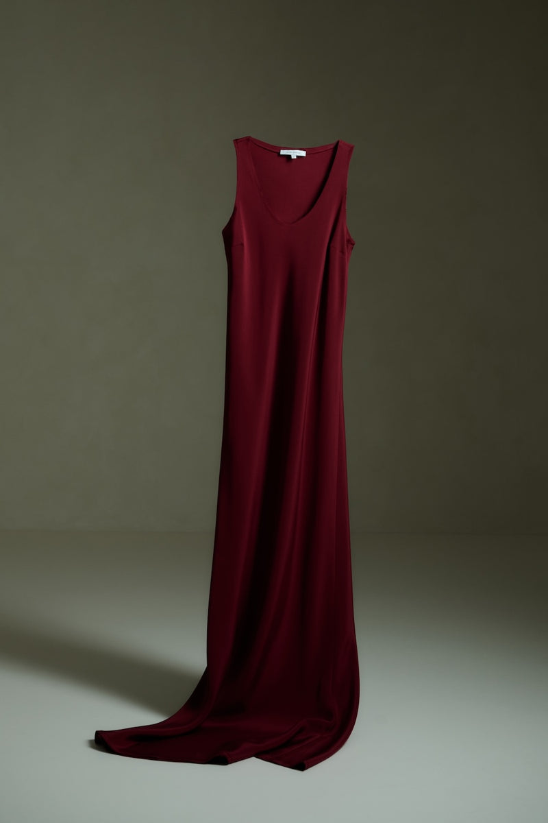 Kate dress | Red - Crepe silk