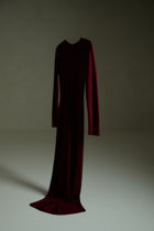 Jacqueline dress | Red - Crepe silk