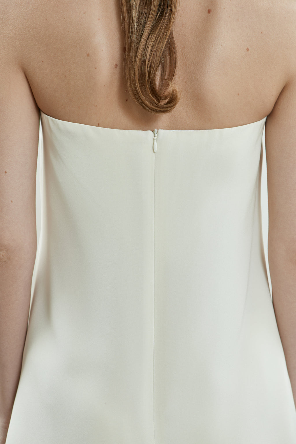 Suzanna top | Off white - Crepe silk