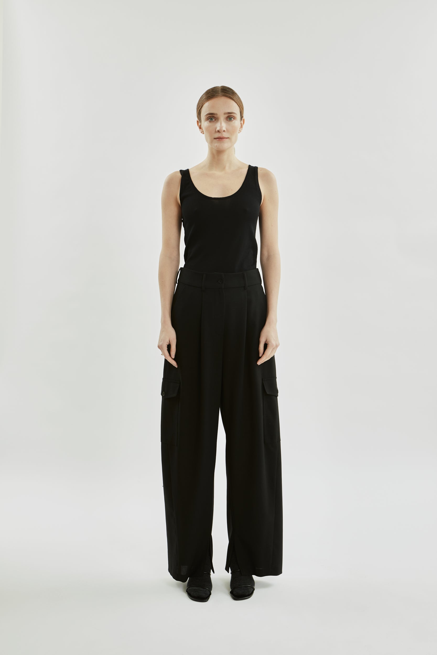 Tessa Trousers | Black - Virgin wool