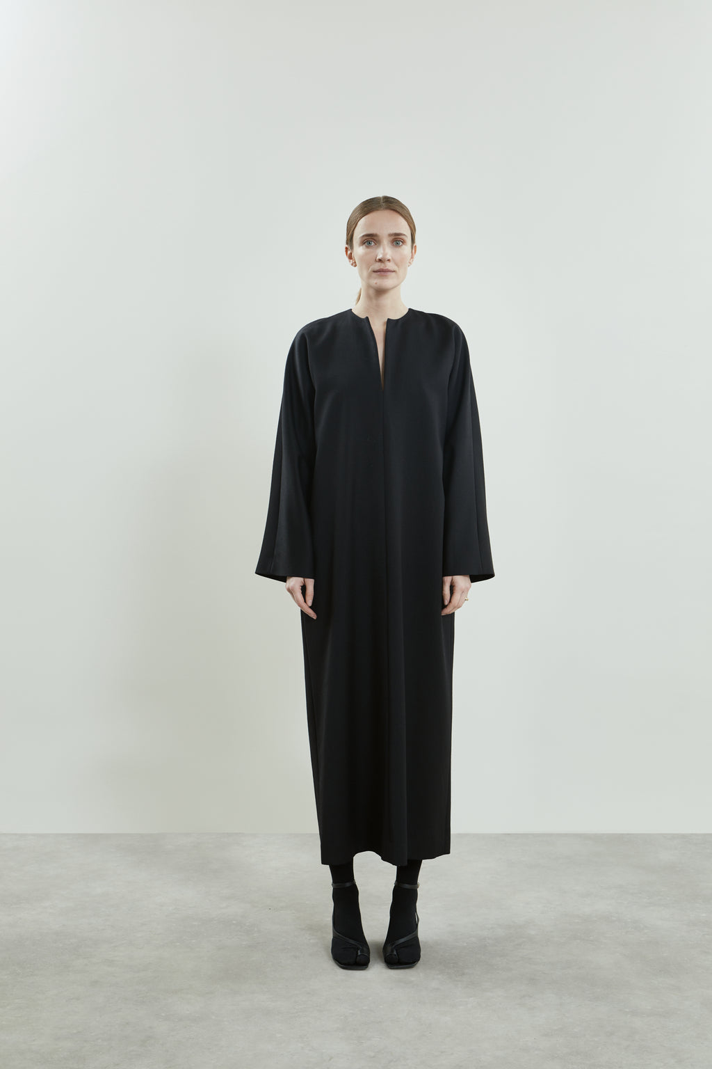 Thalia dress | Black - Virgin wool