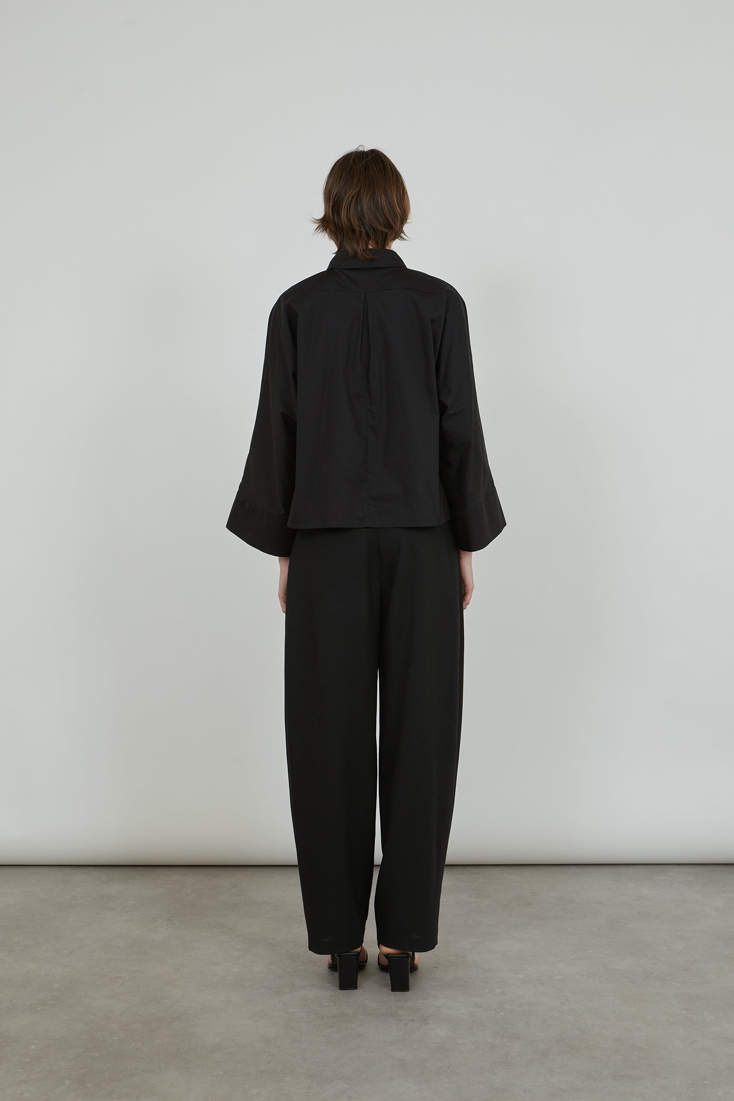 Thea shirt | Black - Cotton