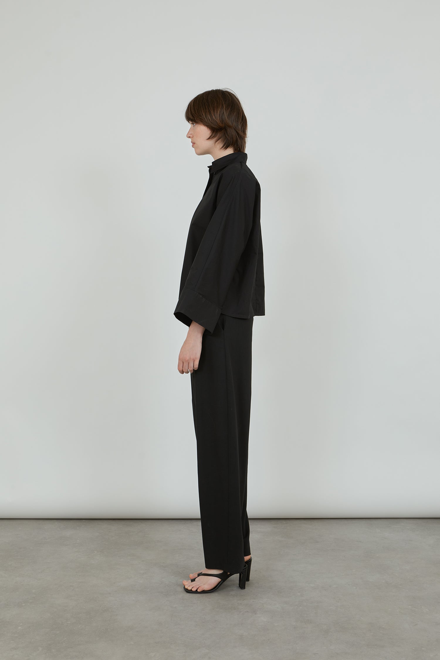 Thea shirt | Black - Cotton