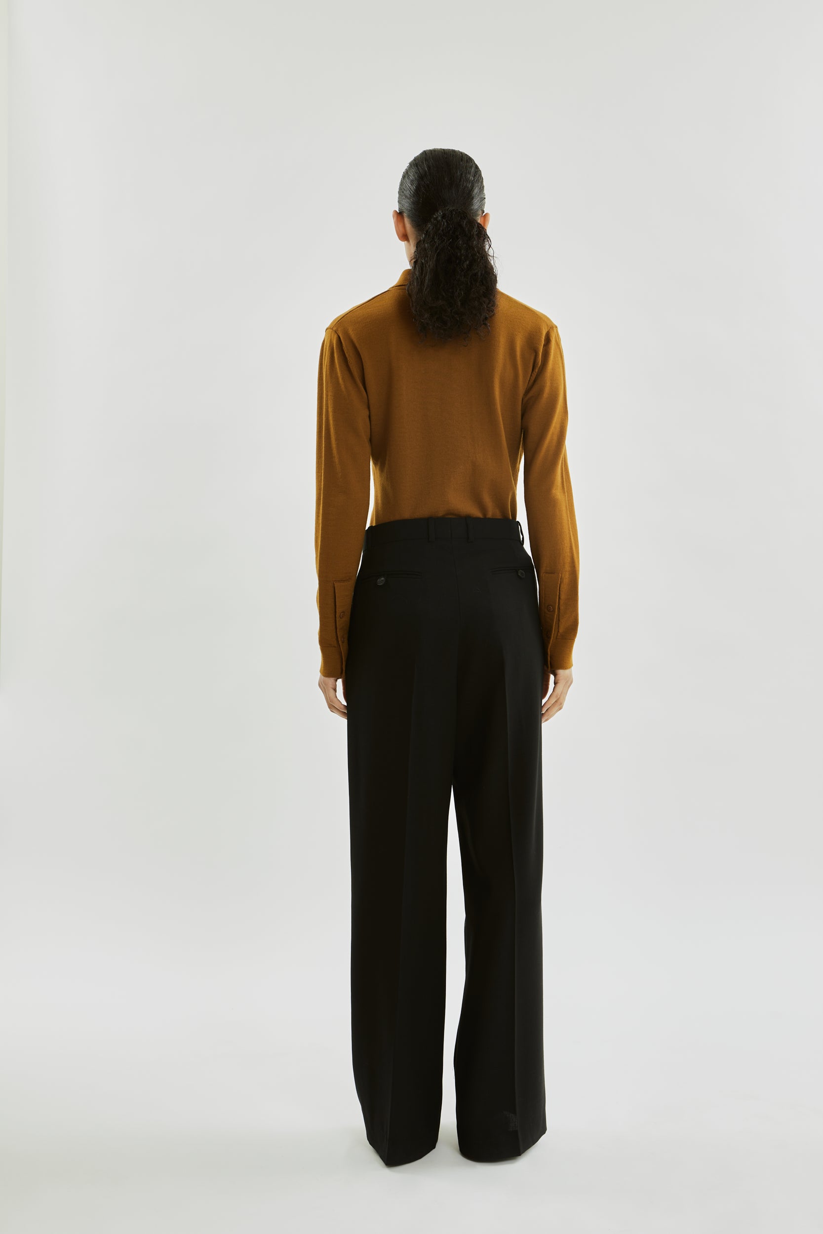 Violet cardigan | Caramel - Virgin merino wool