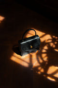 Eileen bag | Black croco - Leather