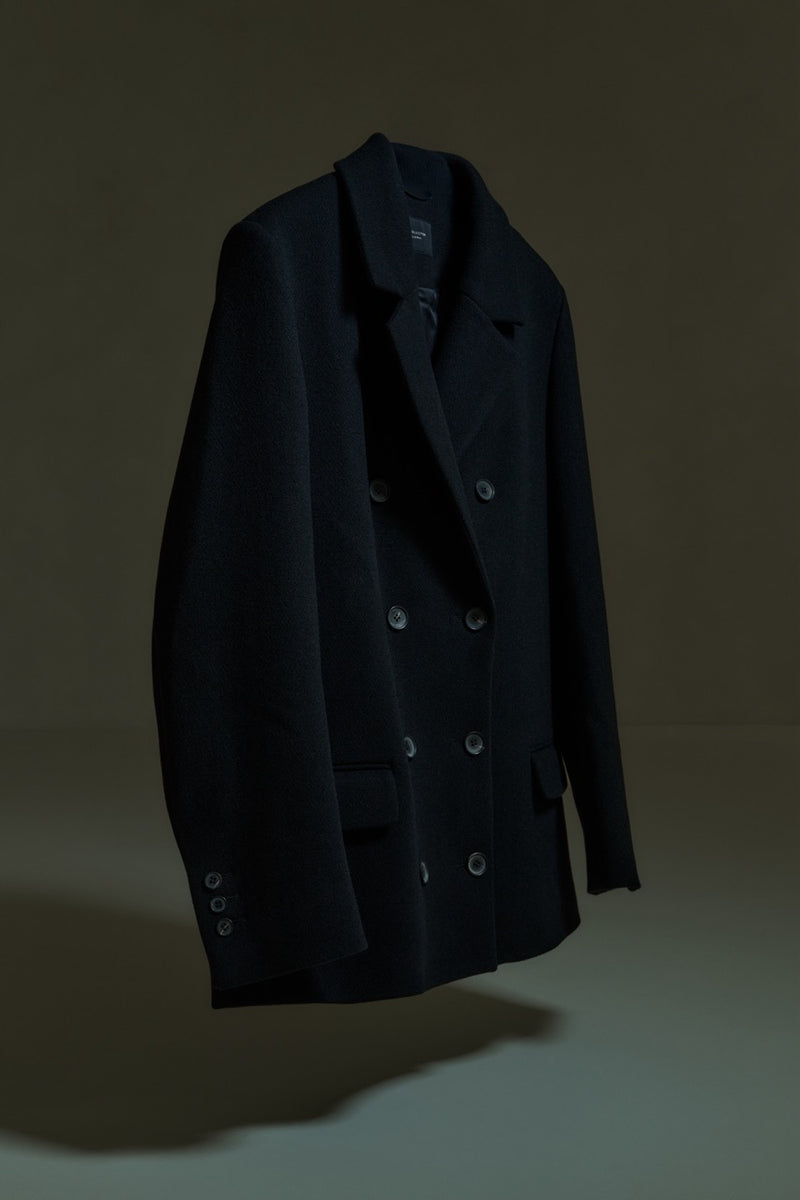 Harper blazer | Black - Recycled wool