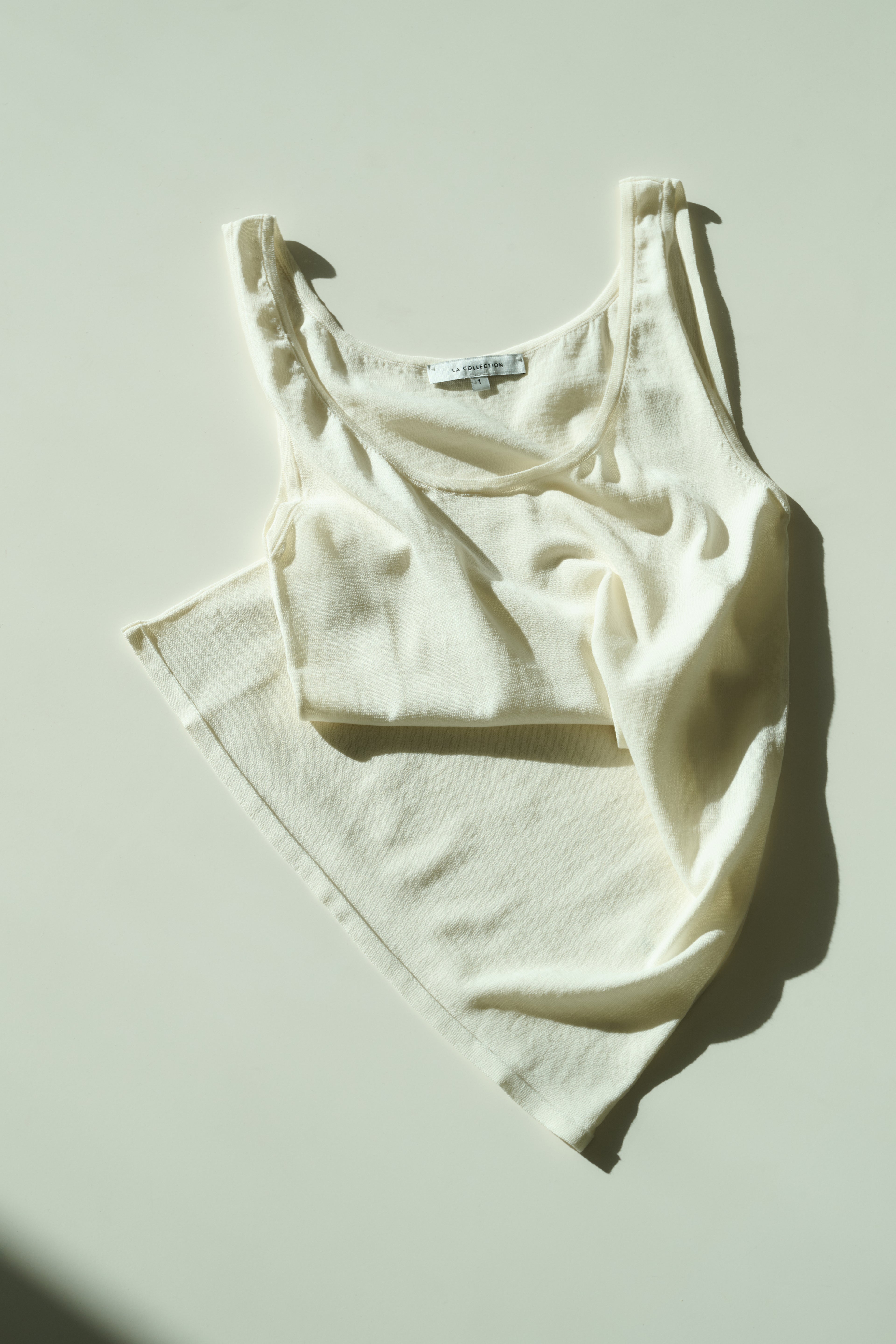 Suzy knitted top | Off white - Cotton knit
