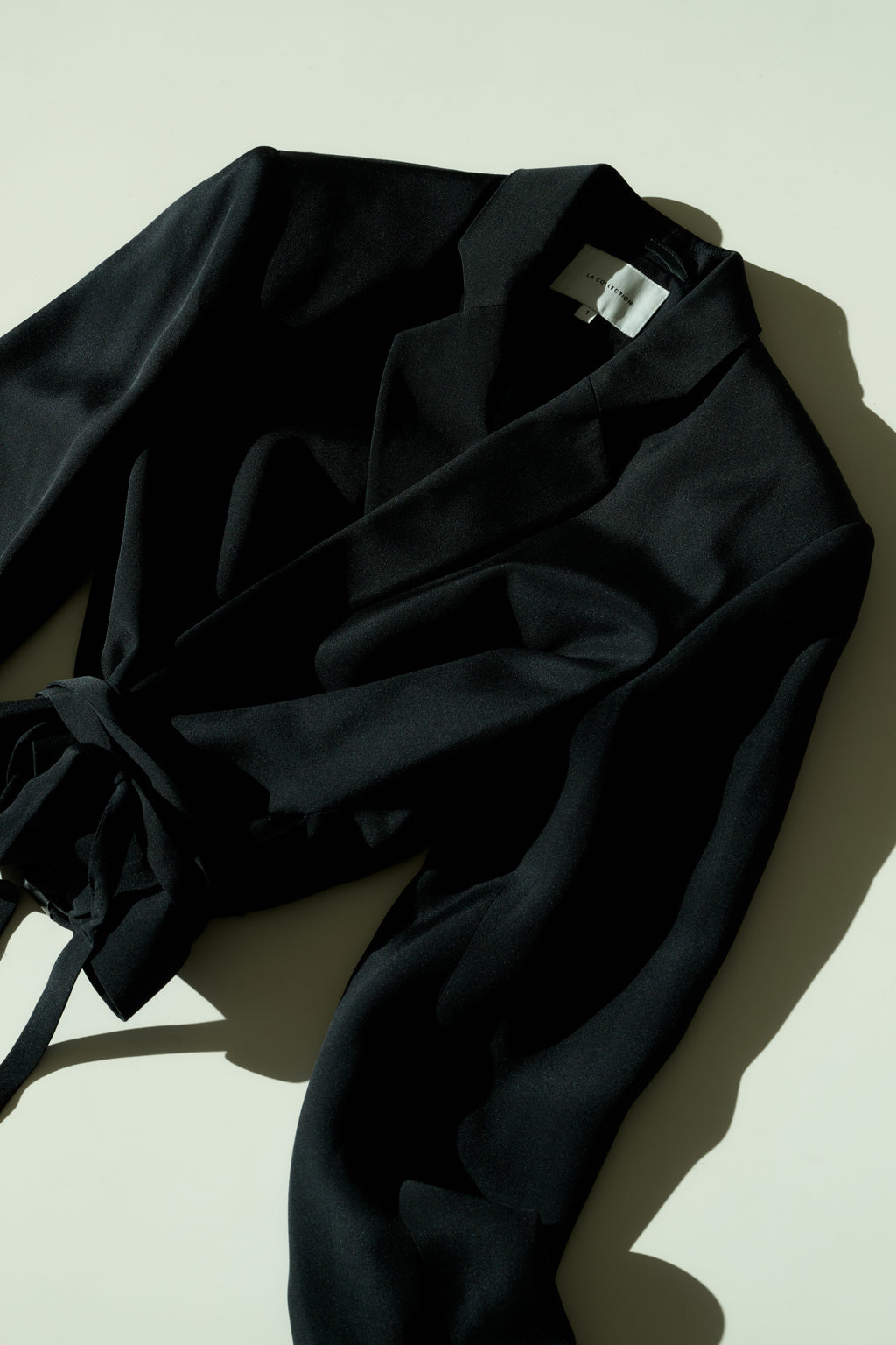 Lynn blazer | Black - Crepe silk