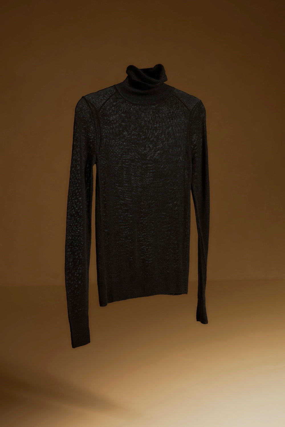 Frederica sheer | Black - Extra fine merino