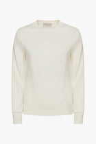 Maya knitted top | Off white - Ultrafine merino-silk-cashmere mix