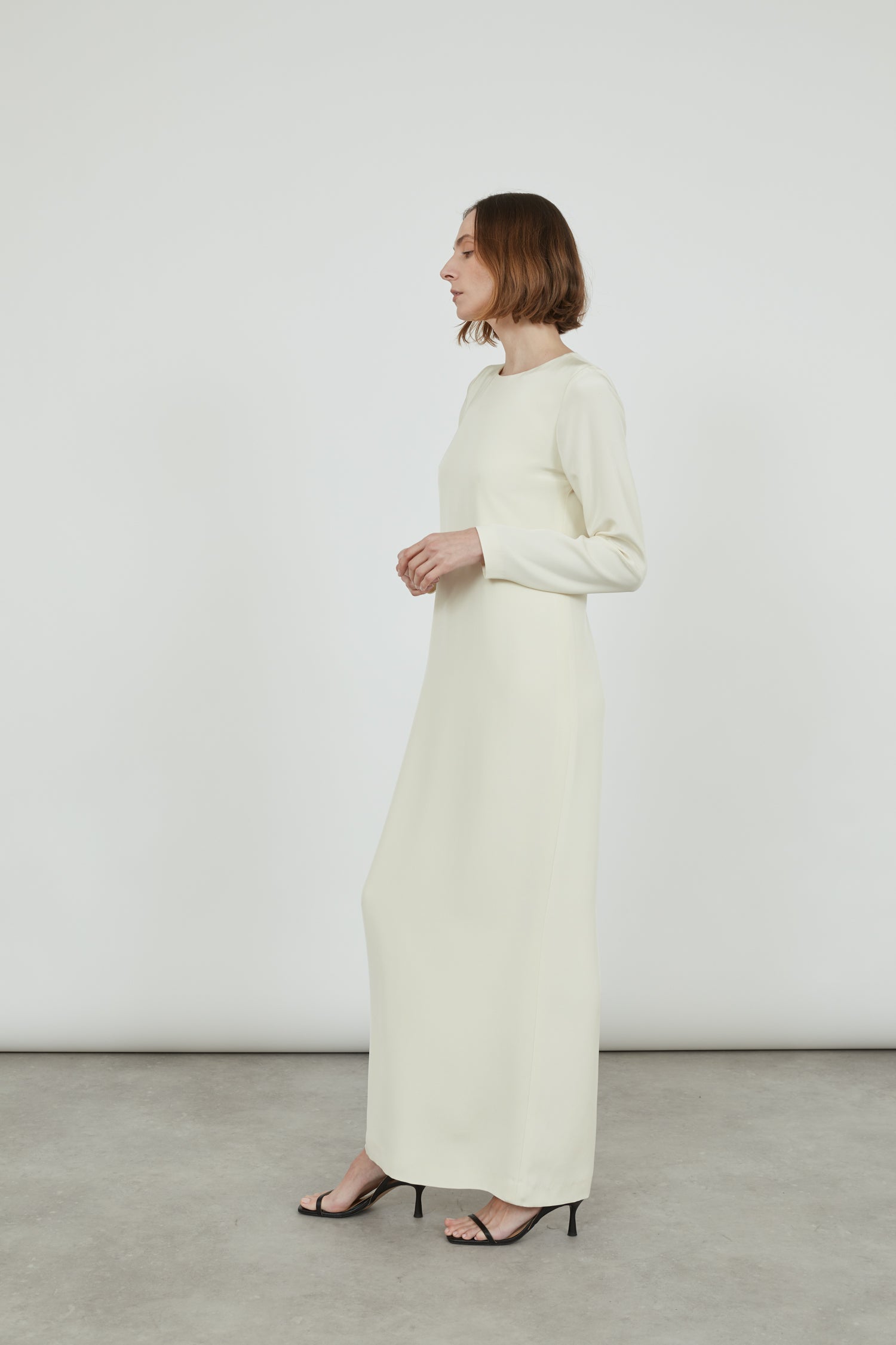 La Collection | Abelun Dress - Off white - Crepe Silk