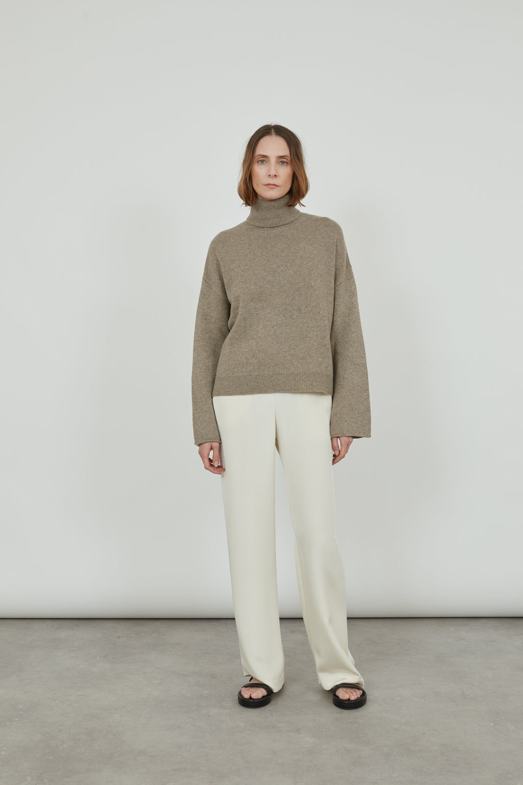Alicia knit | Biscuit - Cashmere wool