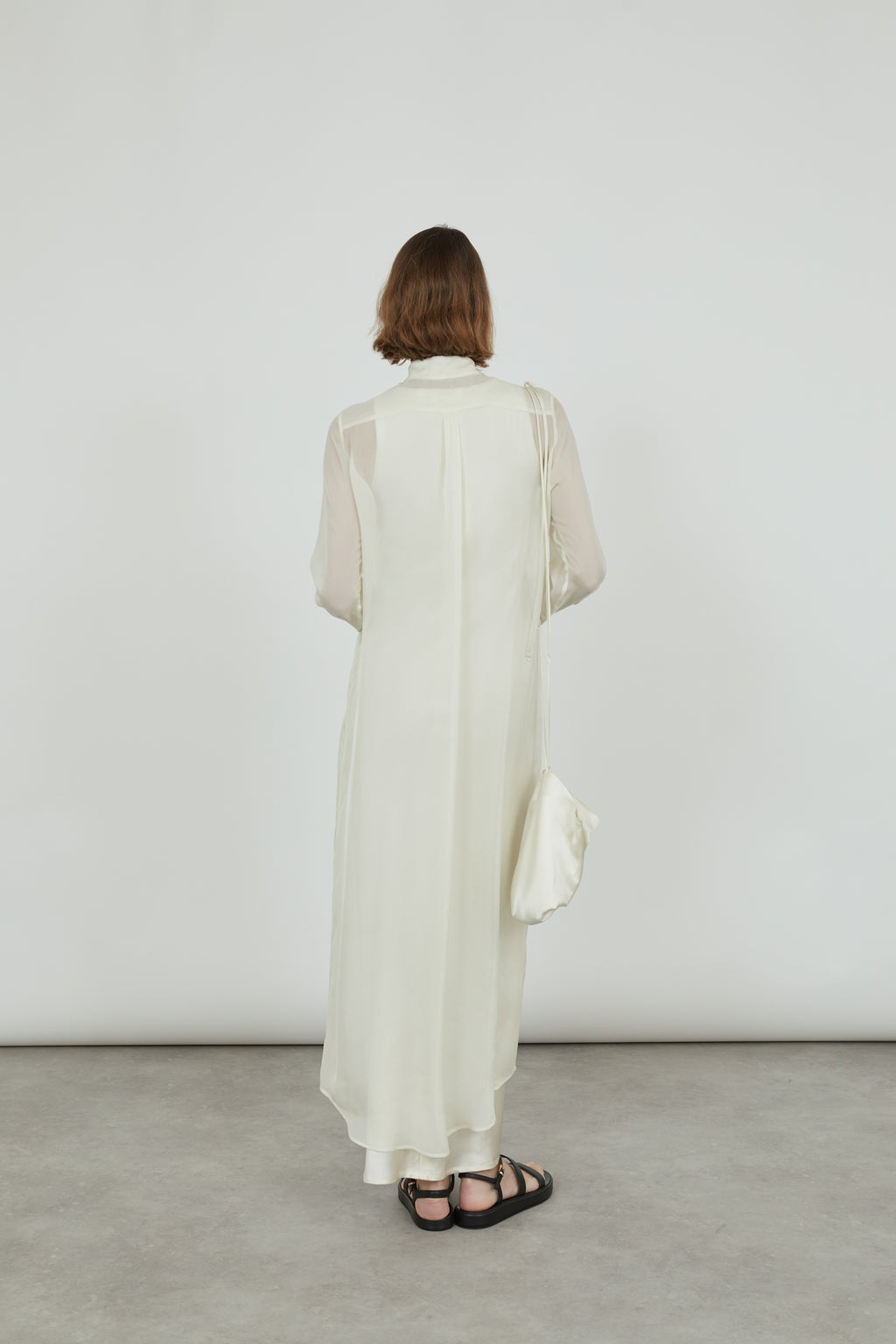 Martha silk bag - Off White