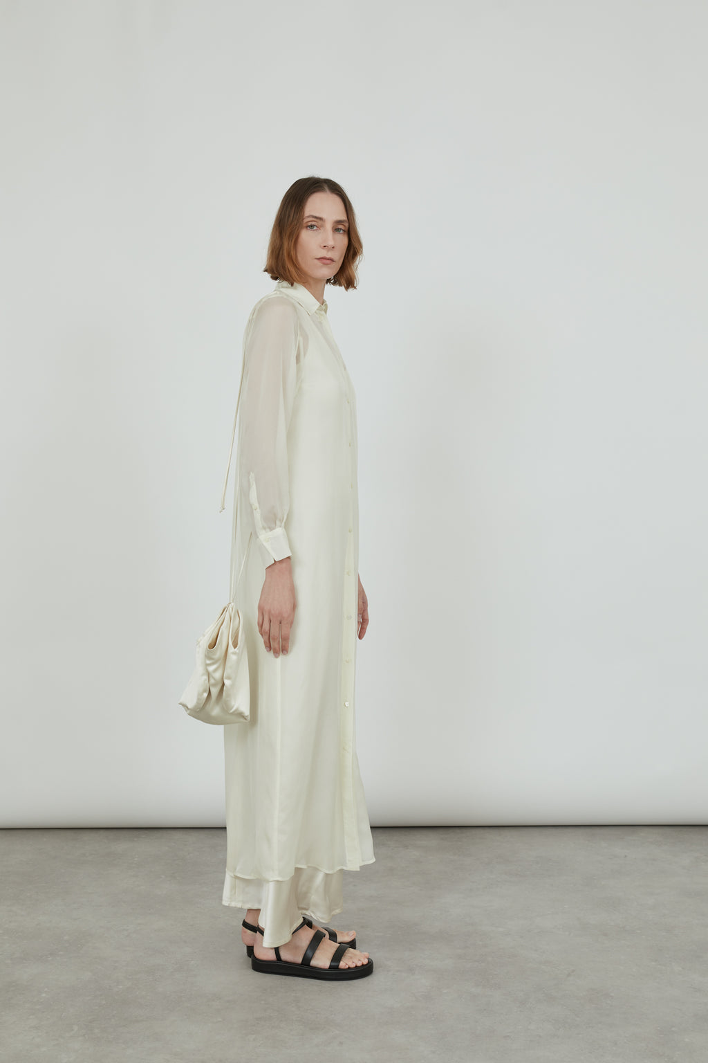 Martha silk bag - Off White